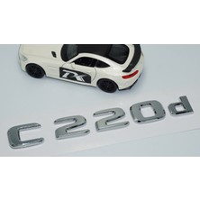 Dk Tuning C 220D Bagaj Krom Abs 3m 3D Yazı Logo Benz Ile Uyumlu