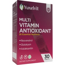 Yuxelvit Multivitamin Antioxidant Resveratrol Glutatyon 30 Tablet