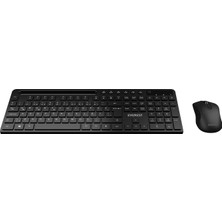 Everest KM-730 Siyah Kablosuz Q Multimedia Klavye + Mouse Set