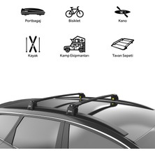 Turtle Volvo Xc40 2018-2025 Ara Atkı Air2 Siyah