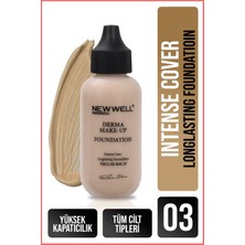 New Well Derma Makeup Fondöten - Intense Cover Longlasting 03