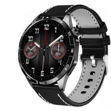 Haino Teko RW44 Watch GT4 Amoled Ekran Android İos HarmonyOs Uyumlu 3 Kordonlu Akıllı Saat Siyah