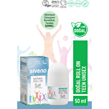 Siveno %100 Doğal Roll-On Unısex Deodorant Ter Kokusu Önleyici Bitkisel Lekesiz Vegan 50 ml