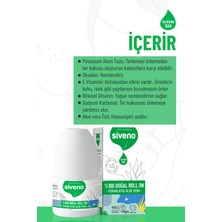 Siveno %100 Doğal Roll-On Aloe Vera Deodorant Ter Kokusu Önleyici Bitkisel Lekesiz Vegan 50 ml