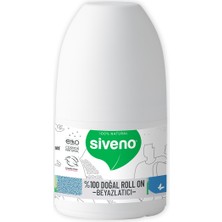 Siveno %100 Doğal Roll On Beyazlatıcı Etkili Deodorant Ter Kokusu Önleyici Bitkisel Lekesiz Vegan 50 ml