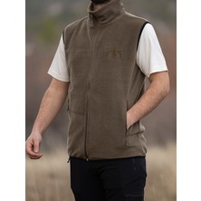 Huğlu Outdoor Kartal Nakışlı Polar Yelek