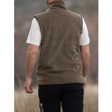 Huğlu Outdoor Kartal Nakışlı Polar Yelek