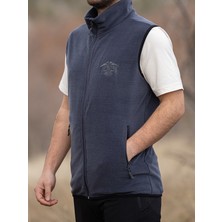 Huğlu Outdoor Kartal Nakışlı Polar Yelek
