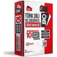 Anamorfik Yayınları 2024 ÖABT Türk Dili ve Edebiyatı Öğretmenliği 10’lu Paket Deneme