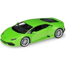 24056W Welly 1:24 Lamborghını Huracan Coupe,oyuncak Koleksiyonluk Model Araba Yeşil