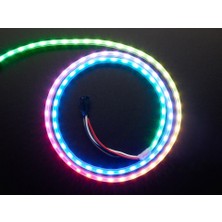 Adafruit Neopixel LED Yan Işık Çubuğu - Siyah 90 LED