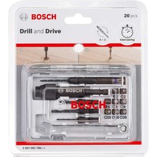 Bosch Drill And Drive Set, 20 Pcs
