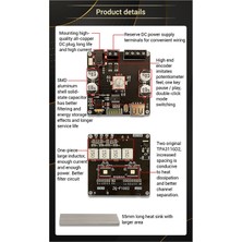 Archive F1002 Soğuk Ses Göstergesi Bluetooth Ses Güç Amplifikatörü Devre Kartı Modülü TPA3116D2 Stereo 100W+100W Amplifikatör Kartı (Yurt Dışından)