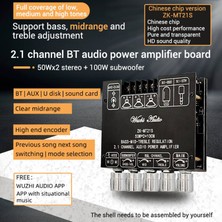 Archive -MT21S 2X50W+100W 2.1 Kanal Subwoofer Dijital Güç Amplifikatörü Kartı Aux 12V 24V Ses Stereo Bluetooth 5.1 Bas (Yurt Dışından)