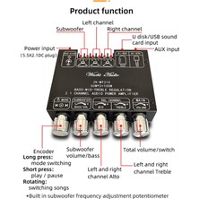 Archive -MT21S 2X50W+100W 2.1 Kanal Subwoofer Dijital Güç Amplifikatörü Kartı Aux 12V 24V Ses Stereo Bluetooth 5.1 Bas (Yurt Dışından)