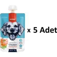 Wanpy Taze Tavuklu&havuçlu Köpek Et Ezmesi 90 gr x 5 Adet