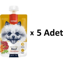 Wanpy Taze Sığır Etli&havuçlu Köpek Et Ezmesi 90 gr x 5 Adet