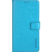 4U Sky Xiaomi Redmi Için Note 12 Pro+ 5g Telefon Kılıfı Çılgın At Dokusu Anti-Çizgi Pu Deri Deri Deri Stand Cüzdan Çizilmeye Dayanıklı Telefon Kapağı-Sky Mavisi (Yurt Dışından)