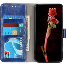 4U Sky Xiaomi Redmi Için Note 12 Pro+ 5g Retro Çılgın At Dokusu Telefon Cüzdan Standı Pu Pu Deri Foli Flip Damla Geçirmez Kapak-Mavi (Yurt Dışından)