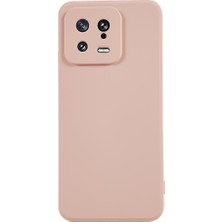 4U Sky Xiaomi 13 5g Anti-Çizik Tpu Telefon Kasası Fiber Astar Ka Koruyucu Kapak-Pembe (Yurt Dışından)