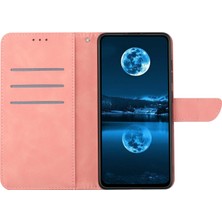 4U Sky Xiaomi Için 13 Baskılı Çizgi Telefon Kapağı Kılıf Anti Dust Cüzdan Stand Cilt Touch Deri Kabuk-Pembe (Yurt Dışından)