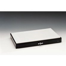 Tek Tıkla Mutfak Ekmek Kesme Tahtası Akrilik (Siyah-Beyaz)