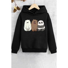 Only Trendwear  Çocuk Kafadar Ayılar Baskılı Sweatshirt