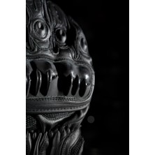 Venom VN-9021 Korumalı Deri Motosiklet Eldiveni Siyah