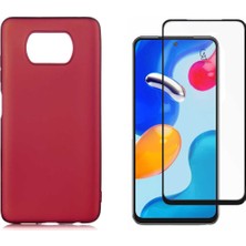 Coolacs Xiaomi Poco X3 ile Uyumlu Telefon Kılıfı ve 5d Ekran Koruyucu