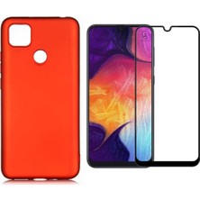 Coolacs Xiaomi Redmi 9c ile Uyumlu Telefon Kılıfı ve 5d Ekran Koruyucu