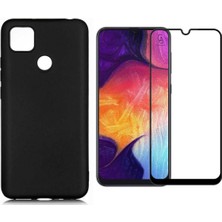 Coolacs Xiaomi Redmi 9c ile Uyumlu Telefon Kılıfı ve 5d Ekran Koruyucu