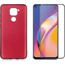 Coolacs Xiaomi Redmi Note 9 ile Uyumlu Telefon Kılıfı ve 5d Ekran Koruyucu