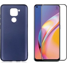 Coolacs Xiaomi Redmi Note 9 ile Uyumlu Telefon Kılıfı ve 5d Ekran Koruyucu