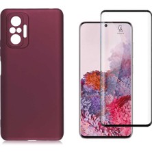 Coolacs Xiaomi Redmi Note 10 Pro ile Uyumlu Telefon Kılıfı ve 5d Ekran Koruyucu