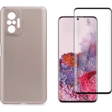 Coolacs Xiaomi Redmi Note 10 Pro ile Uyumlu Telefon Kılıfı ve 5d Ekran Koruyucu