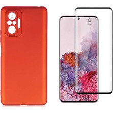 Coolacs Xiaomi Redmi Note 10 Pro ile Uyumlu Telefon Kılıfı ve 5d Ekran Koruyucu