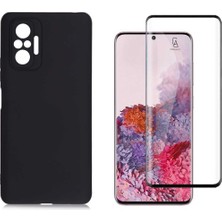 Coolacs Xiaomi Redmi Note 10 Pro ile Uyumlu Telefon Kılıfı ve 5d Ekran Koruyucu