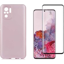Coolacs Xiaomi Redmi Note 10S ile Uyumlu Telefon Kılıfı ve 5d Ekran Koruyucu