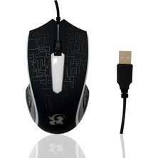 Platoon Rgb Işıklı Oyuncu Mouse USB Kablolu 800DPI