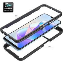 Eabhulie Honor X7A Için Hibrit Bumper Tam Koruma Telefon Kılıfı - Mavi (Yurt Dışından)