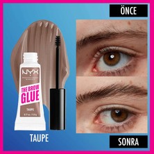 Nyx Professional Makeup The Brow Glue Instant Brow Styler Kaş Sabitleyici Maskara - Taupe