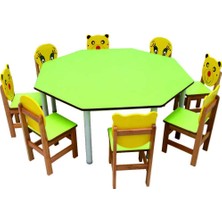 Edutoys GRUP ÇALIŞMA MASASI (SEKİZGEN)