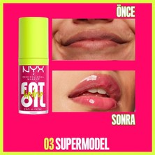 Nyx Professional Makeup Fat Oil Lip Drip Parlatıcı Dudak Yağı - Supermodel