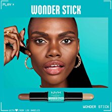 Nyx Professional Makeup Wonder Stick Çift Taraflı Krem Kontür & Aydınlatıcı Stick - Fair