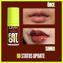 Nyx Professional Makeup Fat Oil Lip Drip Parlatıcı Dudak Yağı - Status Update