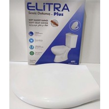 Elitra Plus Yavaş Kapanan Amortisörlü Klozet Kapağı