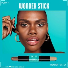 Nyx Professional Makeup Wonder Stick Çift Taraflı Krem Kontür & Aydınlatıcı Stick - Medium