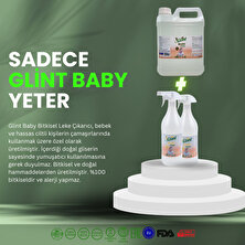 Glint Baby  5 Lt + 2 x 1 Lt    Bitkisel Kendinden Yumuşatıcılı Kırıştırmaz Leke Çıkarıcı