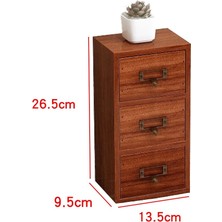Romance Ahşap Organize Çok Katmanlı Dikdörtgen Küçük Dolap (Yurt Dışından)