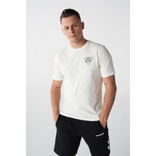 Hummel Hmlt-ic ico Regular Messmer Erkek Beyaz T-Shirt 911864-9003